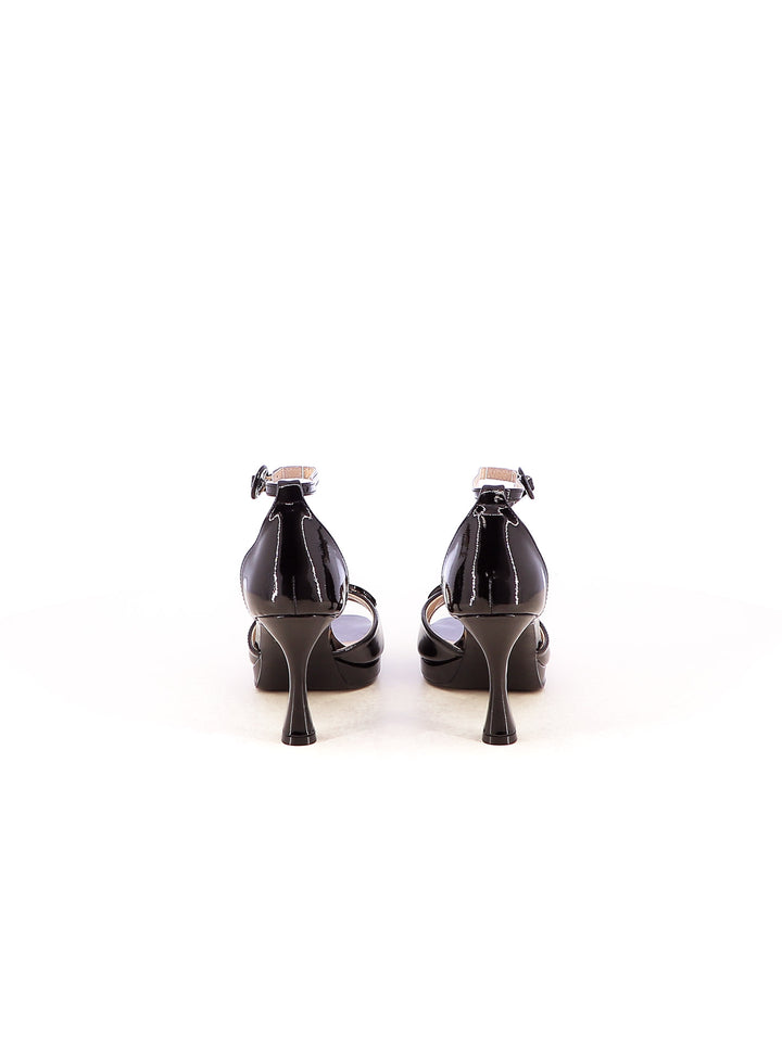 Sandali con cinturino donna EVA RINALDI 6150-3 nero | Costa Superstore