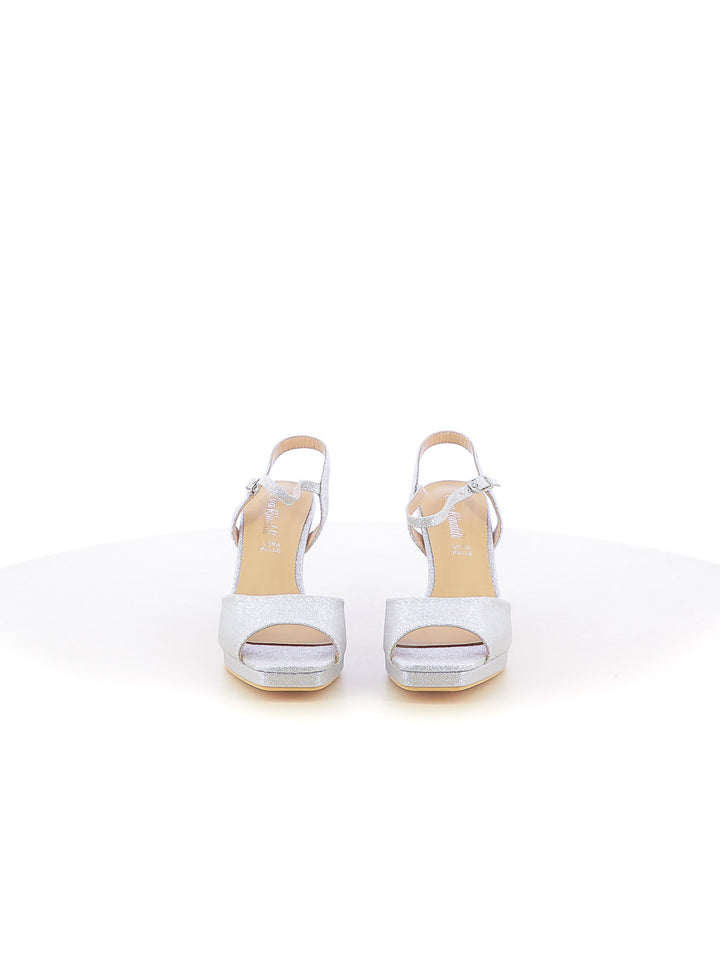Sandali con cinturino donna EVA RINALDI 6150-6 argento | Costa Superstore