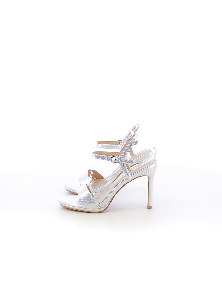 Sandali con cinturino donna EVA RINALDI P23-00217C argento | Costa Superstore
