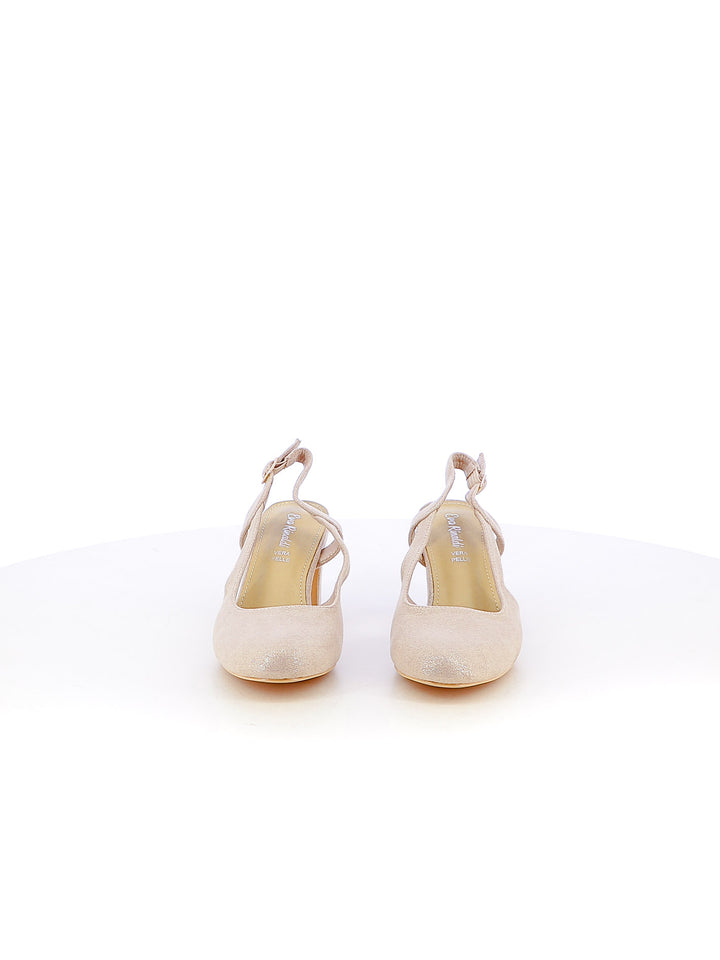 Décolleté slingback donna EVA RINALDI PS24-14E beige chiaro | Costa Superstore