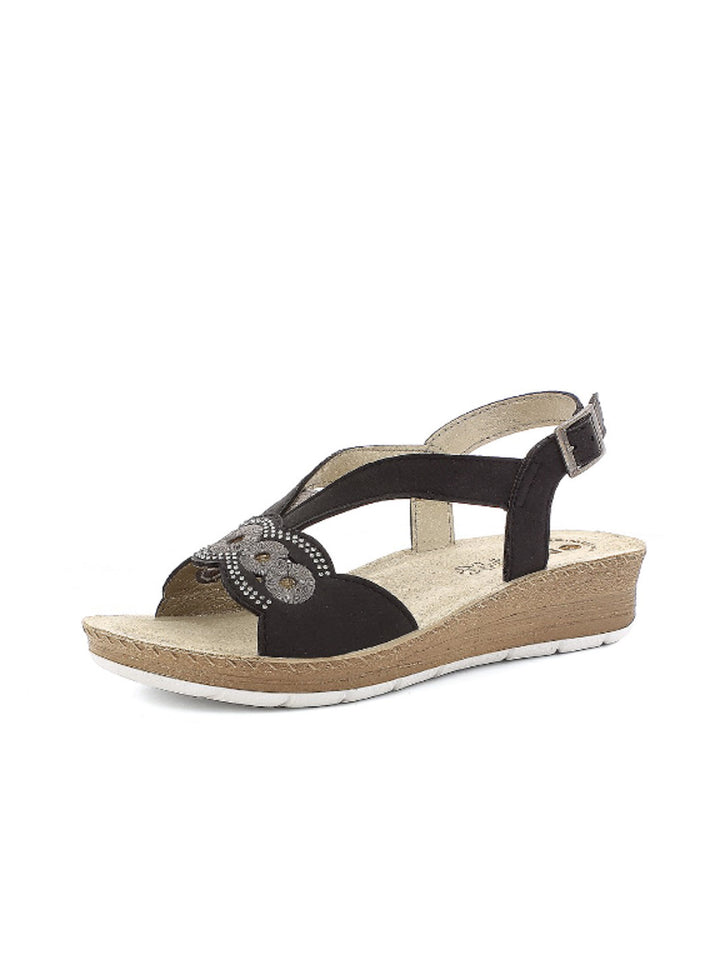 Sandali comfort donna INBLU FC58 nero | Costa Superstore