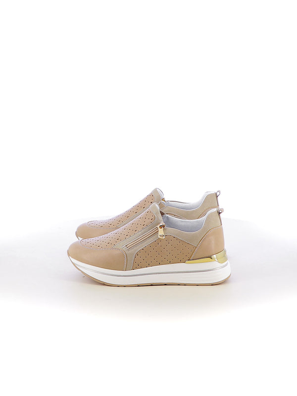 Sneakers senza lacci donna INBLU IN371 beige chiaro | Costa Superstore