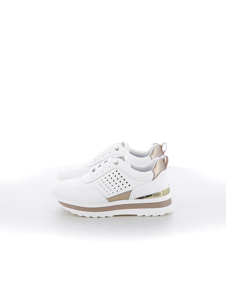 Sneakers stringate donna INBLU IN376 bianco | Costa Superstore