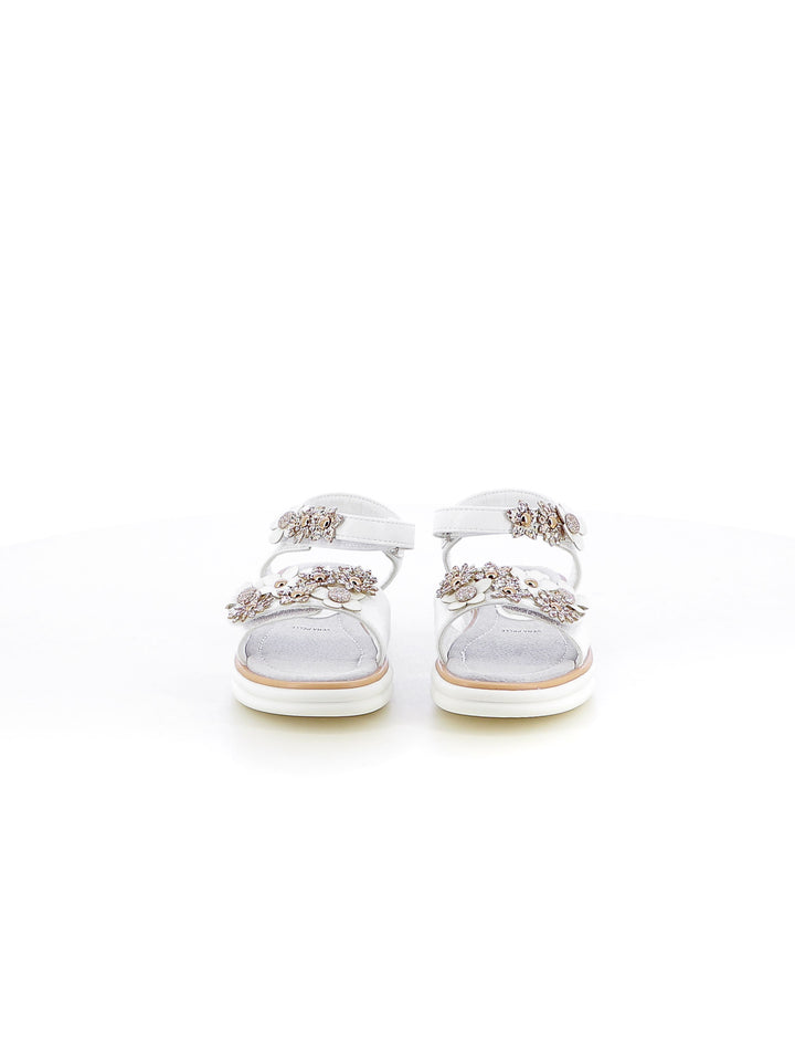 Sandaletti bambina LOVE DETAILS 285-721 bianco oro | Costa Superstore