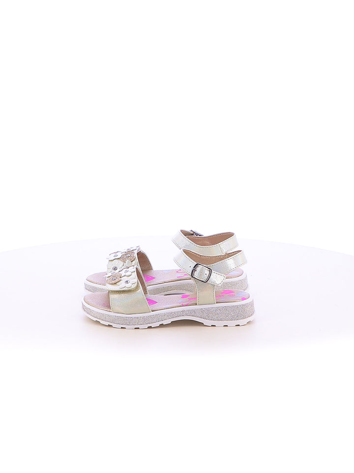 Sandaletti bambina MELANIA SM23101A bianco oro | Costa Superstore