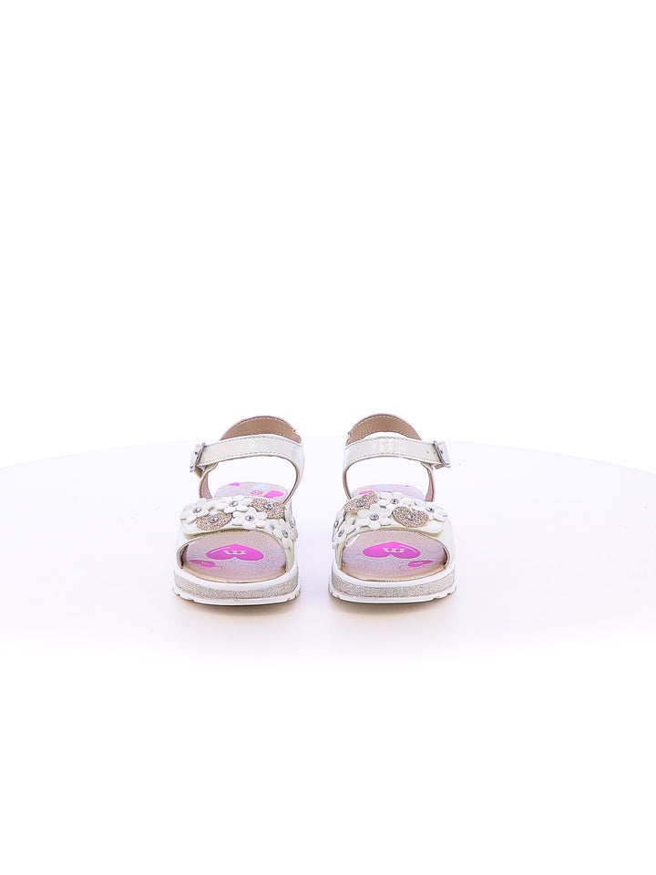 Sandaletti bambina MELANIA SM23101A bianco oro | Costa Superstore
