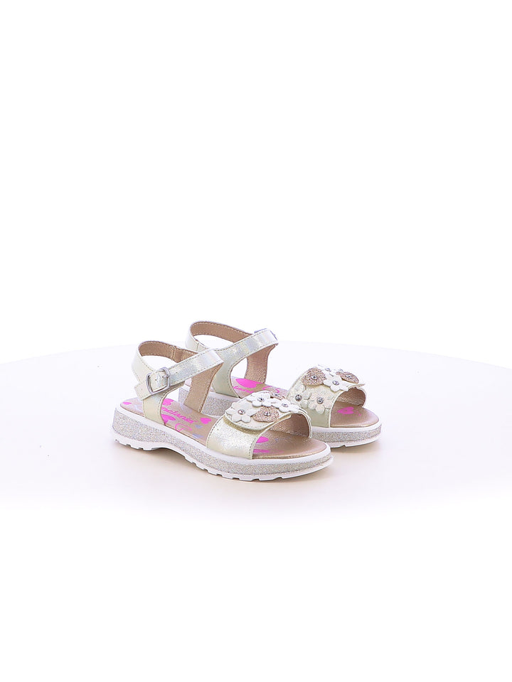 Sandaletti bambina MELANIA SM23101A bianco oro | Costa Superstore