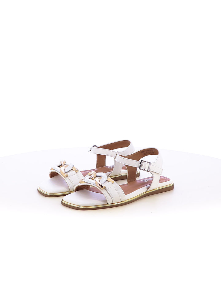 Sandali con cinturino donna MINU A8118-4 bianco | Costa Superstore