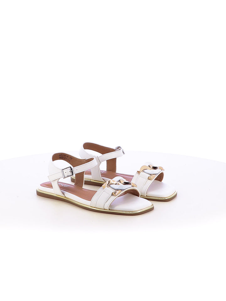 Sandali con cinturino donna MINU A8118-4 bianco | Costa Superstore