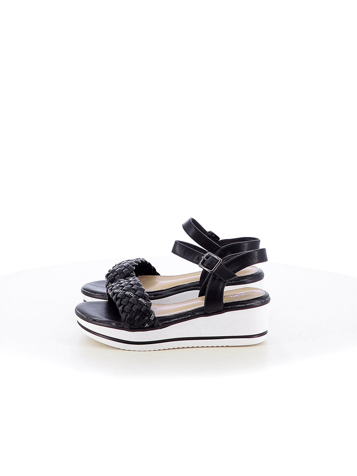 Sandali con cinturino donna MINU YHS24-3C nero | Costa Superstore