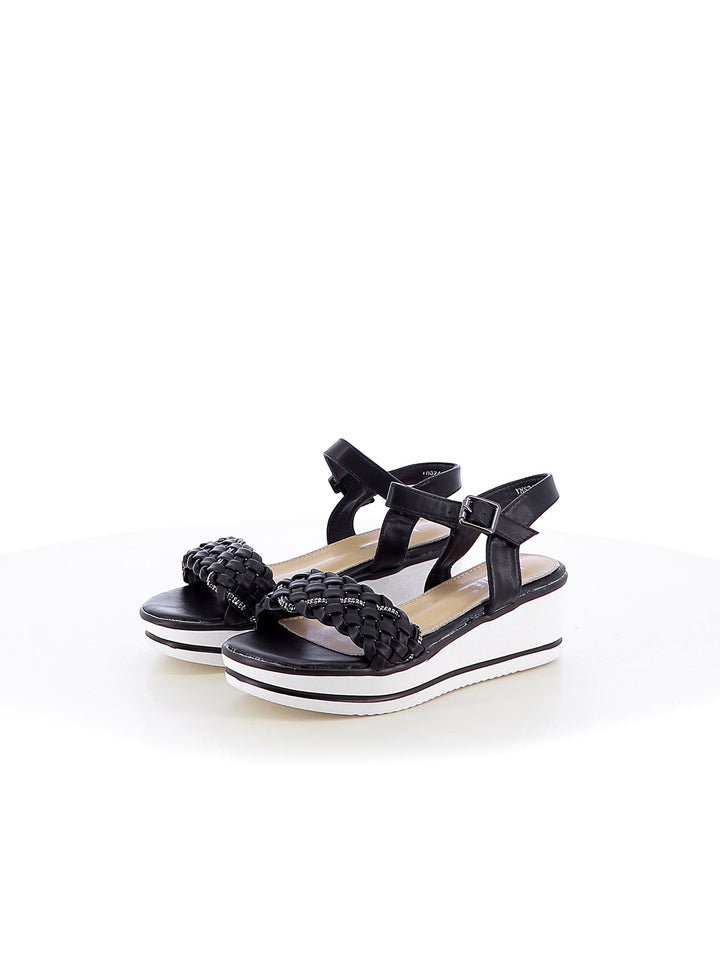 Sandali con cinturino donna MINU YHS24-3C nero | Costa Superstore