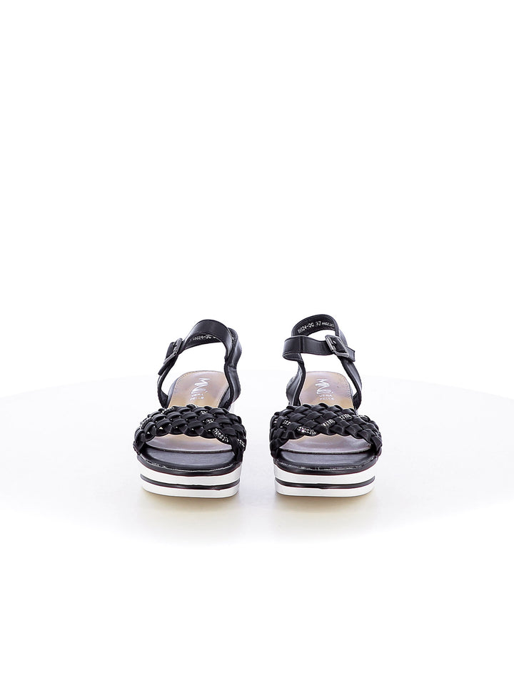 Sandali con cinturino donna MINU YHS24-3C nero | Costa Superstore
