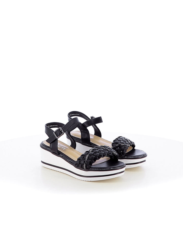 Sandali con cinturino donna MINU YHS24-3C nero | Costa Superstore