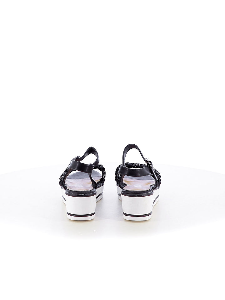 Sandali con cinturino donna MINU YHS24-3C nero | Costa Superstore