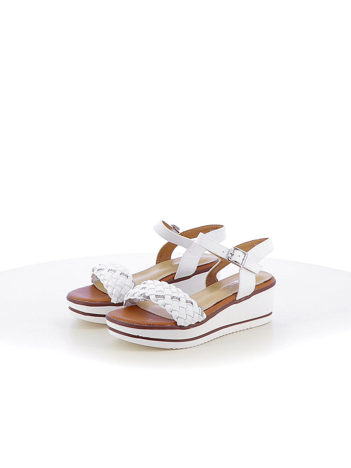 Sandali con cinturino donna MINU YHS24-3C bianco | Costa Superstore