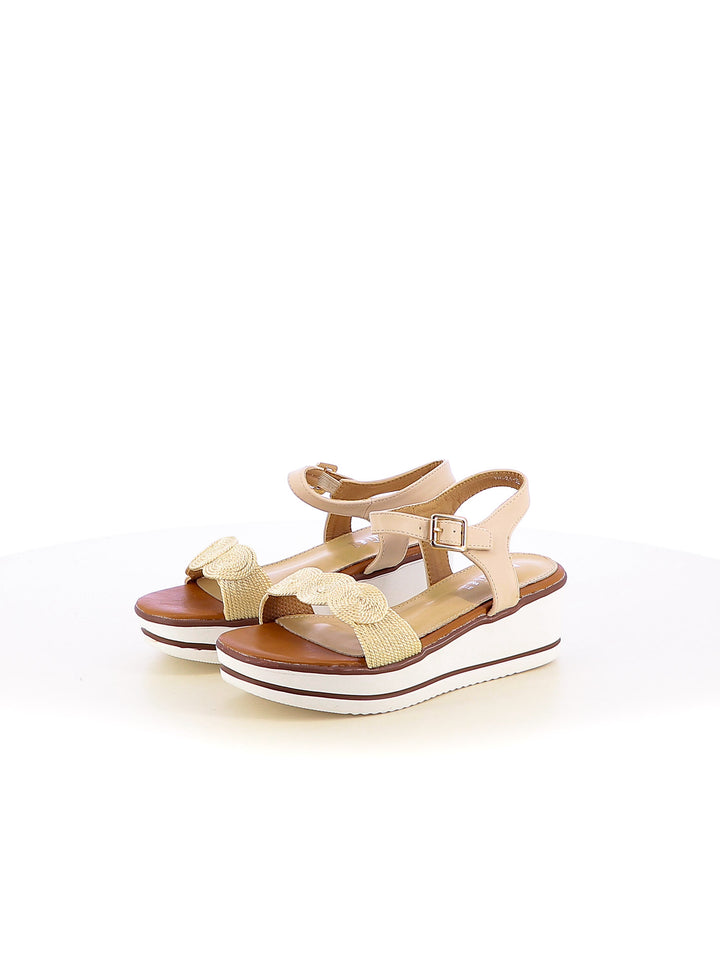 Sandali con cinturino donna MINU YHS24-3E beige chiaro | Costa Superstore
