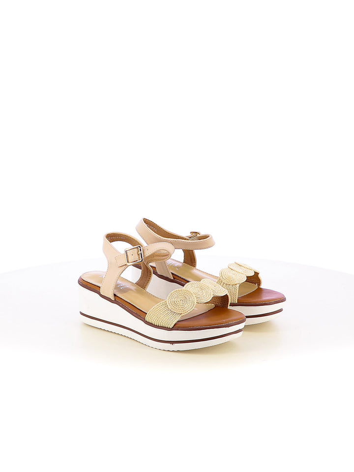 Sandali con cinturino donna MINU YHS24-3E beige chiaro | Costa Superstore