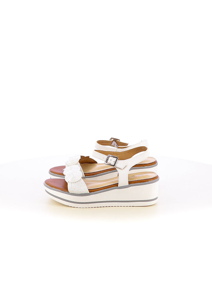 Sandali con cinturino donna MINU YHS24-3E bianco | Costa Superstore
