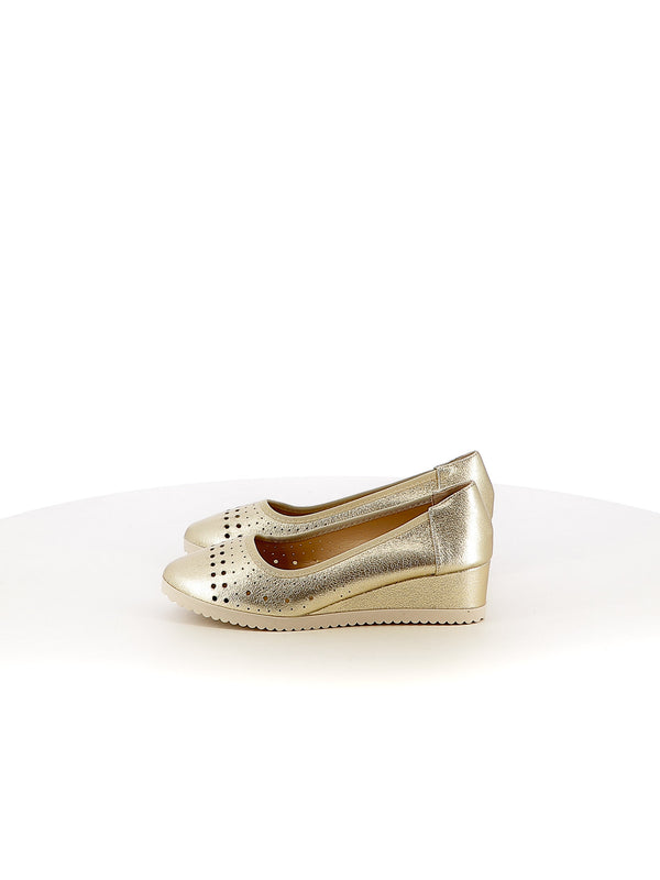 Ballerine a punta tonda donna RANYA PS24-12H oro | Costa Superstore