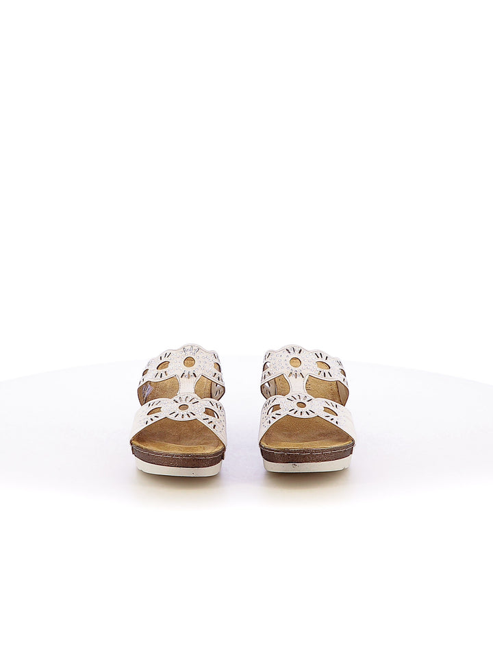 Ciabatte comfort donna RIPOSELLA MATILDE WA00BX beige chiaro | Costa Superstore