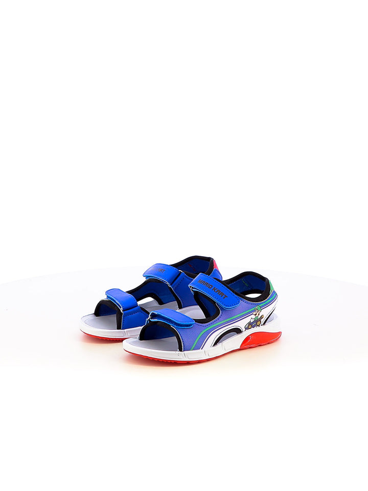 Sandaletti con luci bambino SUPER MARIO MB1485 azzurro | Costa Superstore