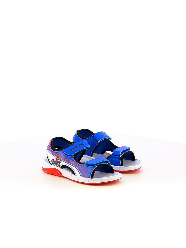 Sandaletti con luci bambino SUPER MARIO MB1485 azzurro | Costa Superstore