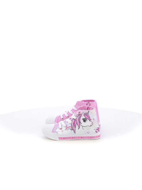 Sneakers con luci bambina UNICORNO S8010060T rosa | Costa Superstore