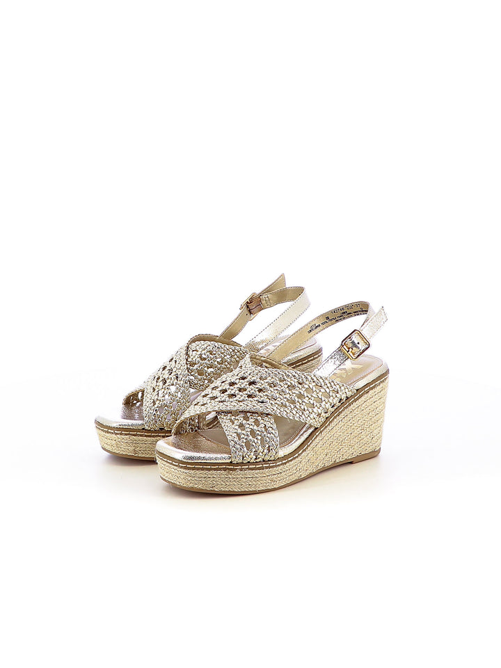 Sandali con cross-strap donna XTI 142746 oro | Costa Superstore