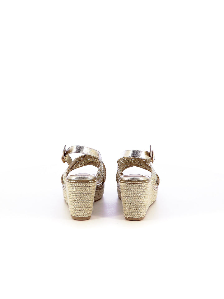 Sandali con cross-strap donna XTI 142746 oro | Costa Superstore