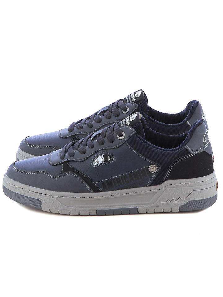 Sneakers stringate uomo AMERICANINO AMM424X24 blu | Costa Superstore