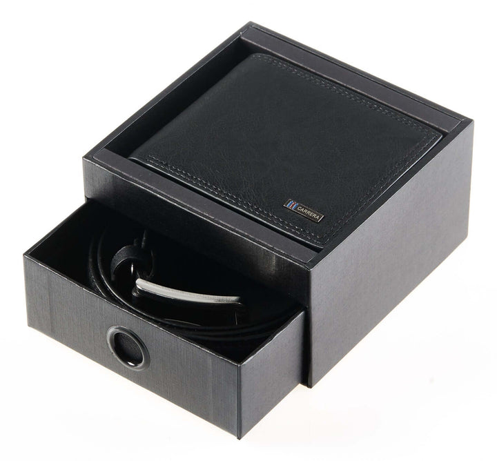 Gift box 2 pcs (portafoglio+cintura) uomo CARRERA CAP02MGB0403 nero | Costa Superstore