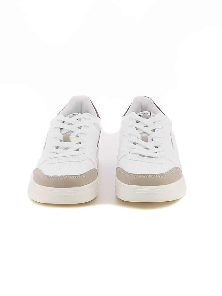Sneakers stringate uomo COTTON BELT CBM424A32 bianco rosa | Costa Superstore