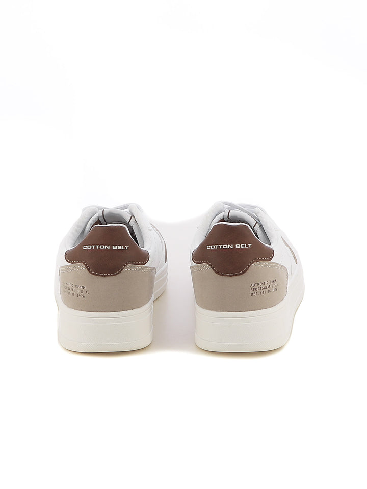 Sneakers stringate uomo COTTON BELT CBM424A32 bianco rosa | Costa Superstore