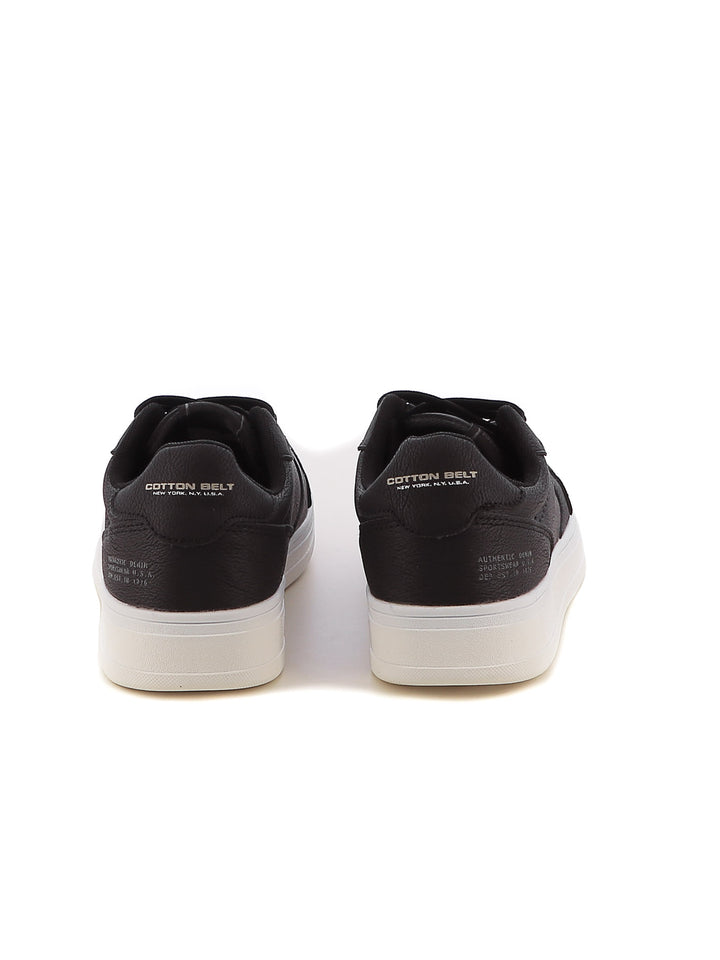 Sneakers stringate uomo COTTON BELT CBM424A33 nero | Costa Superstore