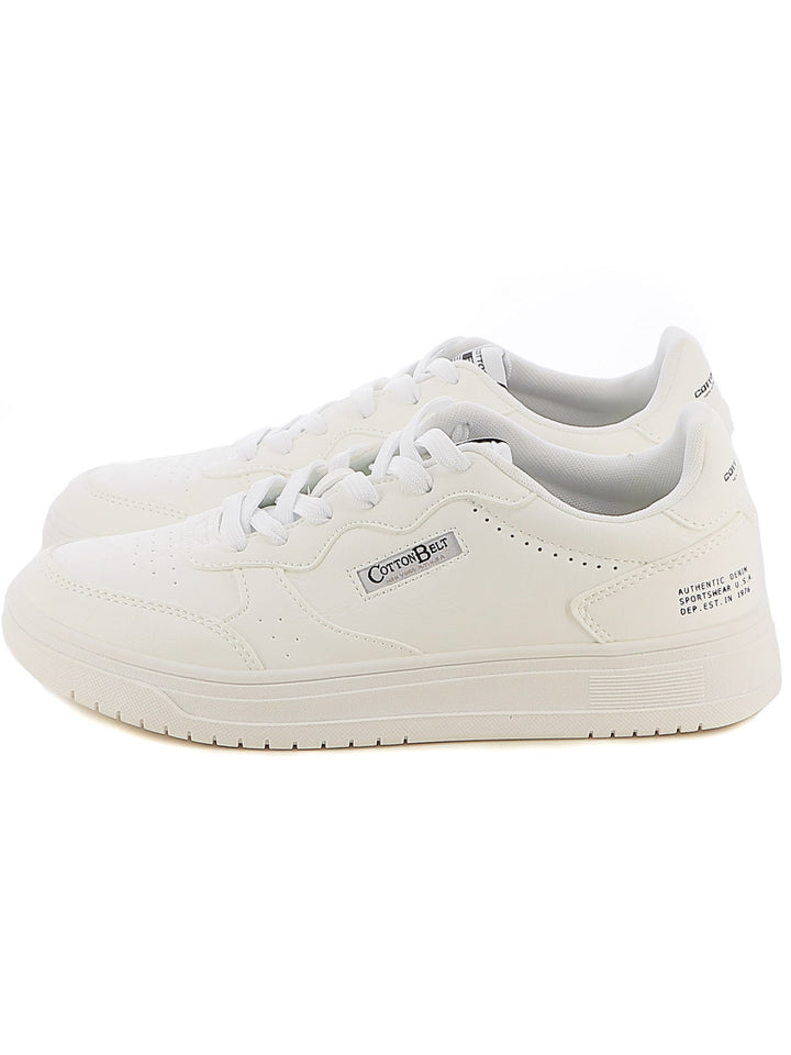Sneakers stringate uomo COTTON BELT CBM424A33 bianco | Costa Superstore