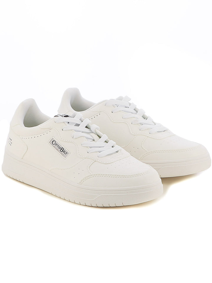 Sneakers stringate uomo COTTON BELT CBM424A33 bianco | Costa Superstore