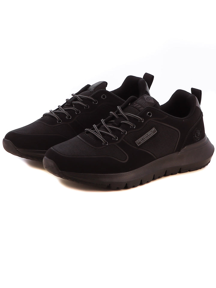 Sneakers stringate uomo COTTON BELT CBM428A72 nero | Costa Superstore