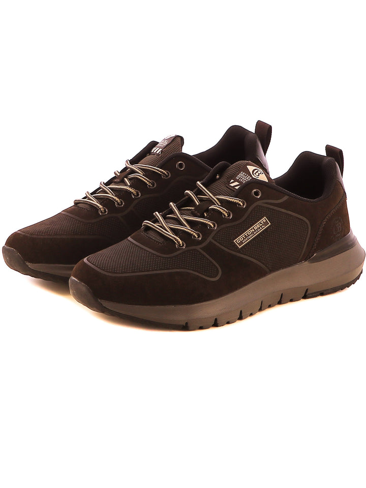 Sneakers stringate uomo COTTON BELT CBM428A72 marrone | Costa Superstore