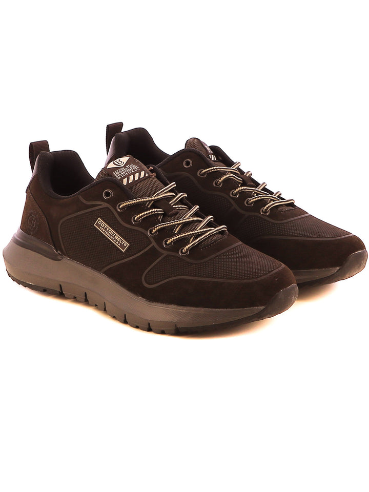 Sneakers stringate uomo COTTON BELT CBM428A72 marrone | Costa Superstore