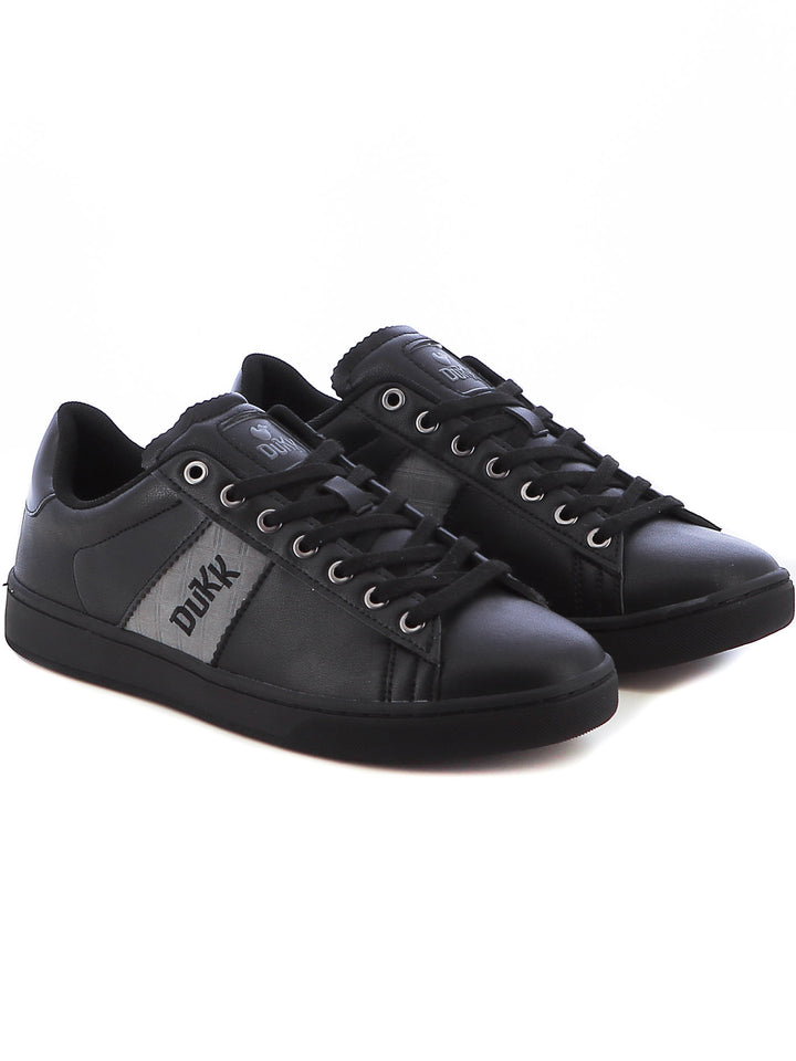 Sneakers stringate uomo DUKK DKM424010 nero | Costa Superstore
