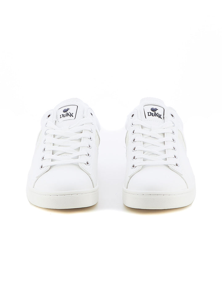 Sneakers stringate uomo DUKK DKM424010 bianco blu | Costa Superstore