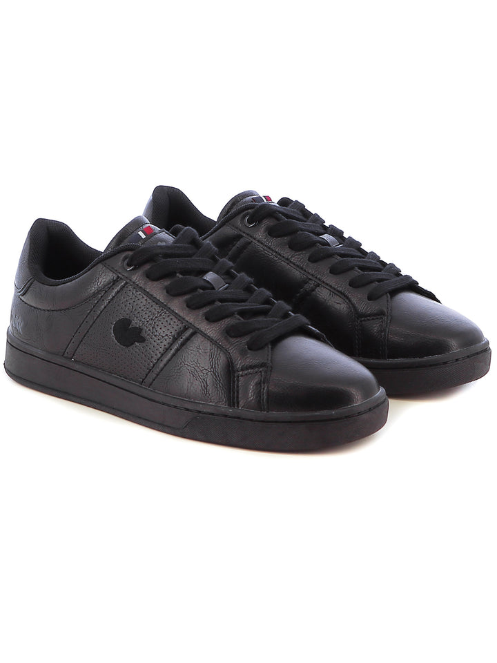 Sneakers stringate uomo DUKK DKM424025 nero | Costa Superstore