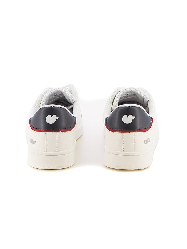 Sneakers stringate uomo DUKK DKM424025 bianco blu | Costa Superstore