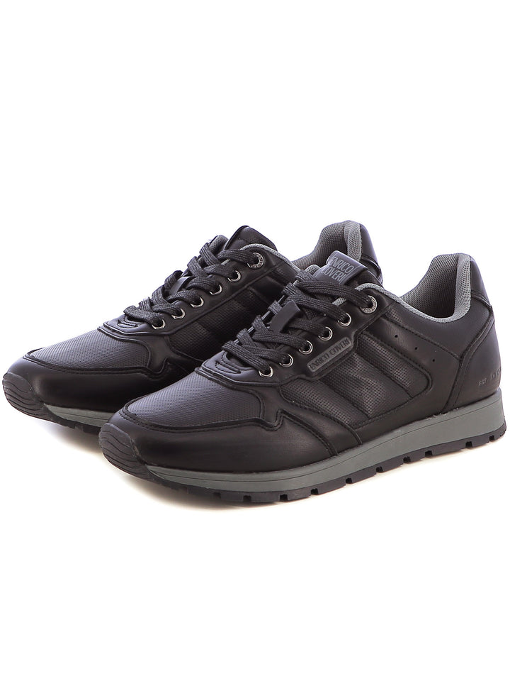Sneakers stringate uomo ENRICO COVERI ECM423B41 nero | Costa Superstore