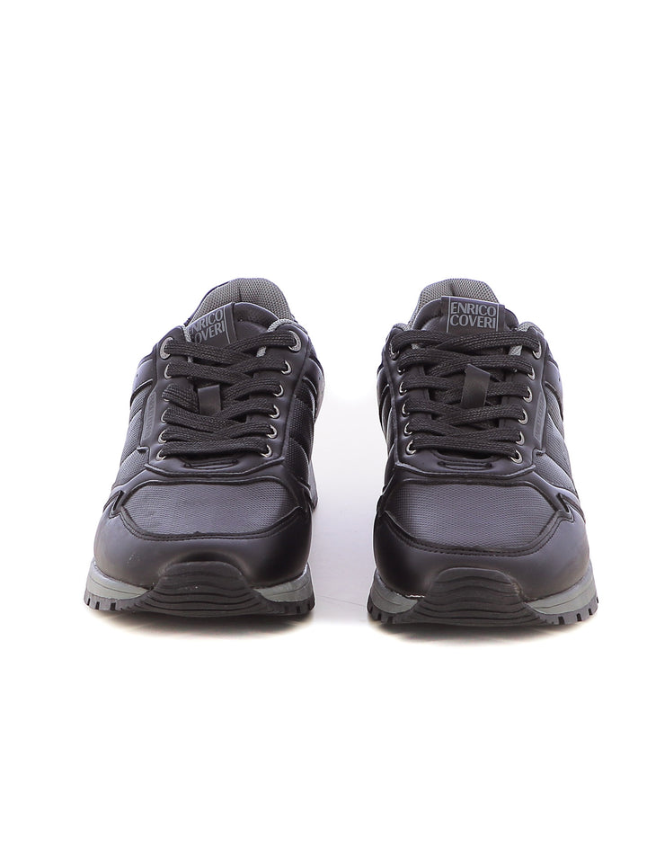 Sneakers stringate uomo ENRICO COVERI ECM423B41 nero | Costa Superstore