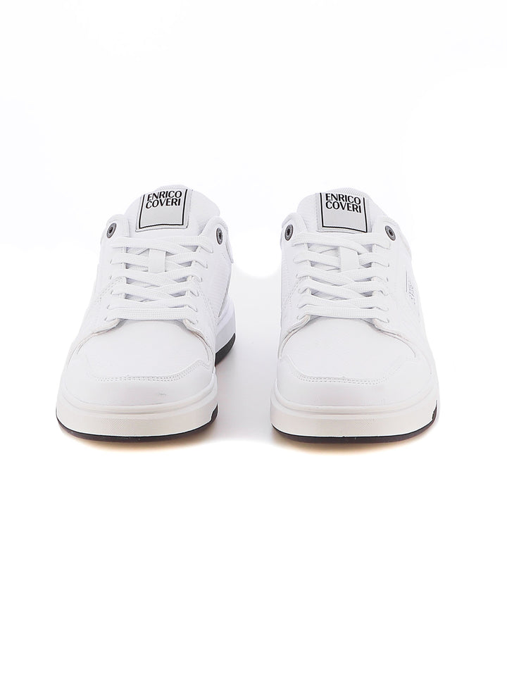 Sneakers stringate uomo ENRICO COVERI ECM424B32 bianco | Costa Superstore