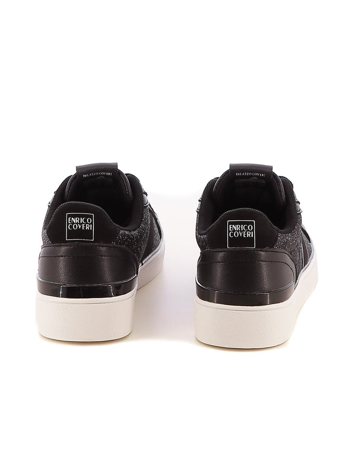 Sneakers stringate donna ENRICO COVERI ECW424B04 nero | Costa Superstore
