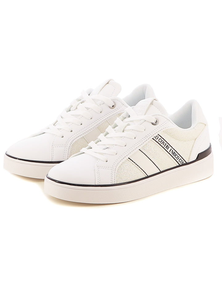 Sneakers stringate donna ENRICO COVERI ECW424B04 bianco | Costa Superstore