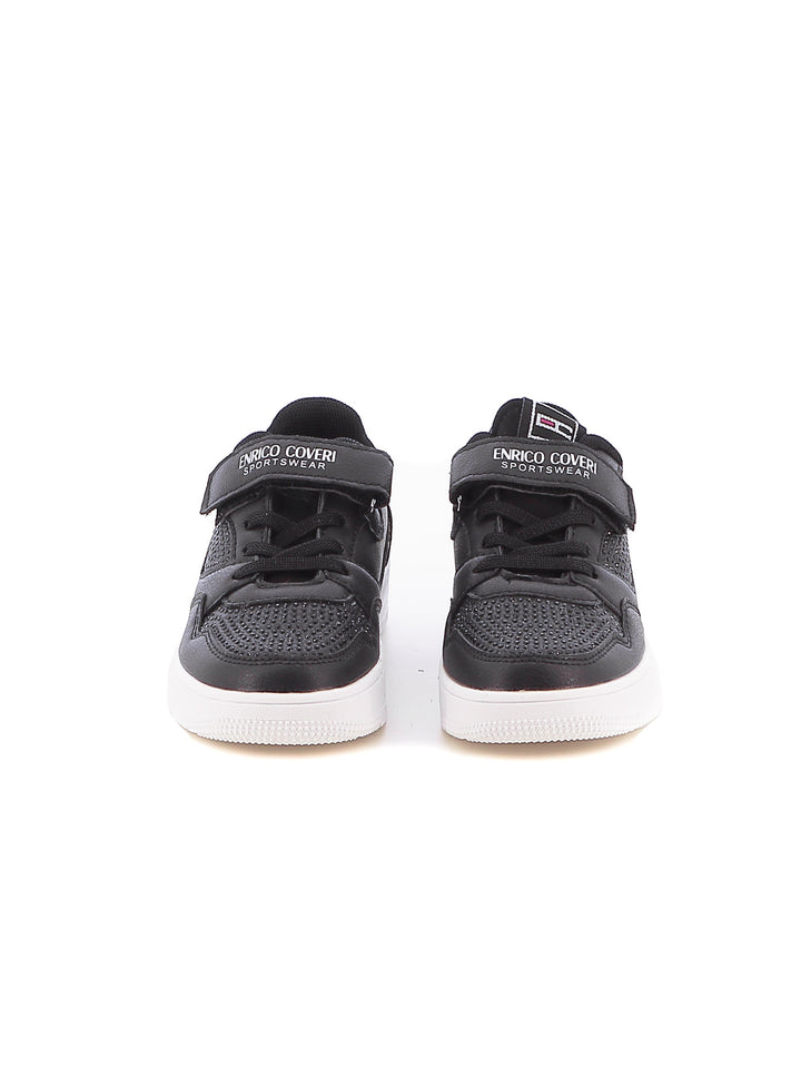 Sneakers con strappi bambina ENRICO COVERI SPORTSWEAR CKG424C04A nero | Costa Superstore