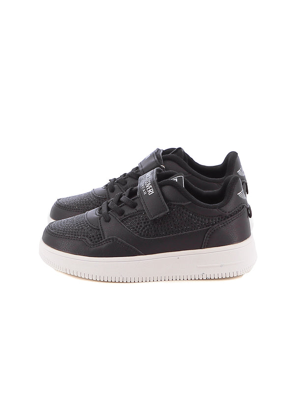 Sneakers con strappi bambina ENRICO COVERI SPORTSWEAR CKG424C04B nero | Costa Superstore